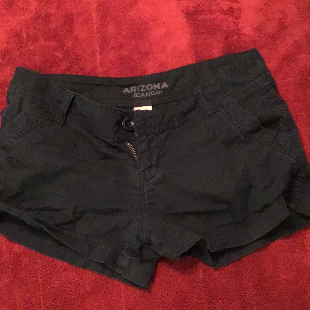 Black shorts size 0